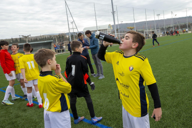 Imágenes del encuentro Marqués de la Real Defensa 0-1 Bernart Etxepare de la cuarta jornada del XL Torneo Interescolar.