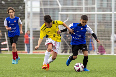 Imágenes del encuentro Marqués de la Real Defensa 0-1 Bernart Etxepare de la cuarta jornada del XL Torneo Interescolar.