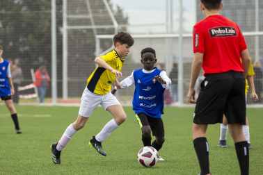 Imágenes del encuentro Marqués de la Real Defensa 0-1 Bernart Etxepare de la cuarta jornada del XL Torneo Interescolar.