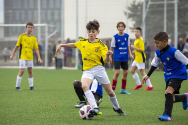 Imágenes del encuentro Marqués de la Real Defensa 0-1 Bernart Etxepare de la cuarta jornada del XL Torneo Interescolar.