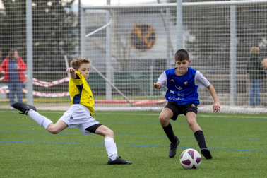 Imágenes del encuentro Marqués de la Real Defensa 0-1 Bernart Etxepare de la cuarta jornada del XL Torneo Interescolar.