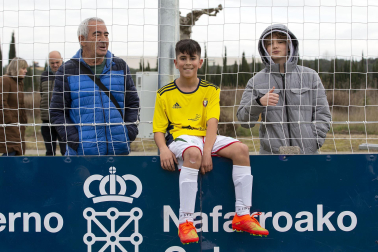 Imágenes del encuentro Marqués de la Real Defensa 0-1 Bernart Etxepare de la cuarta jornada del XL Torneo Interescolar.