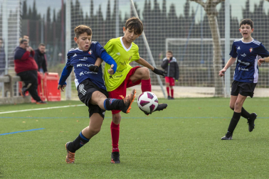 Imágenes del encuentro Mendialdea II 5-2 Lizarra Ik de la cuarta jornada del XL Torneo Interescolar.