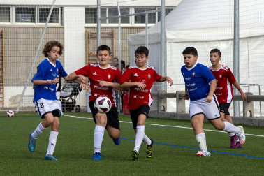 Imágenes del encuentro Mendialdea II 5-2 Lizarra Ik de la cuarta jornada del XL Torneo Interescolar.