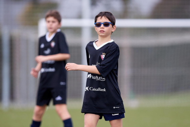 Imágenes del encuentro Nuestra Señora del Huerto 4-1 Jesuitinas de la cuarta jornada del XL Torneo Interescolar.