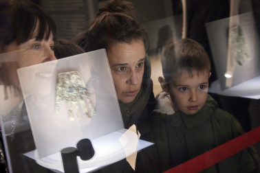 Exposición de la Mano de Irulegi en el Planetario de Pamplona