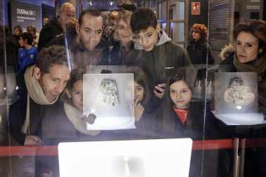 Exposición de la Mano de Irulegi en el Planetario de Pamplona