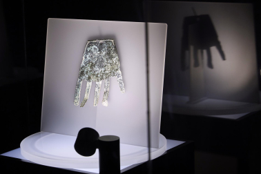 Exposición de la Mano de Irulegi en el Planetario de Pamplona