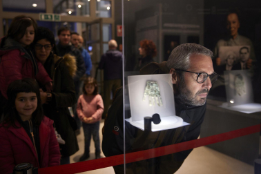 Exposición de la Mano de Irulegi en el Planetario de Pamplona