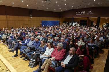 Exposición de la Mano de Irulegi en el Planetario de Pamplona