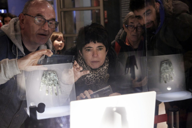 Exposición de la Mano de Irulegi en el Planetario de Pamplona