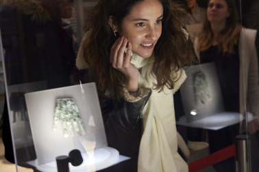 Exposición de la Mano de Irulegi en el Planetario de Pamplona