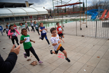 Carrera infantil de Navidad en Anaitasuna./