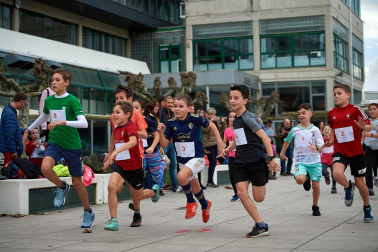 Carrera infantil de Navidad en Anaitasuna./