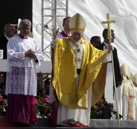 Foto cedida por el periodista, escritor y biógrafo del Papa Benedicto XVI, Peter Seewald, durante uno de sus encuentros.
