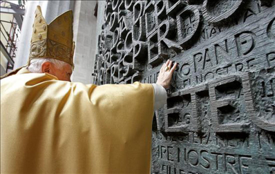Foto cedida por el periodista, escritor y biógrafo del Papa Benedicto XVI, Peter Seewald, durante uno de sus encuentros.