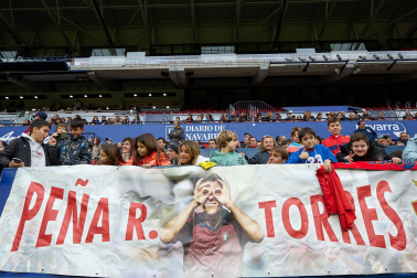 Fotos de la despedida de Roberto Torres en El Sadar./