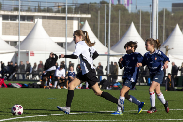 Cuartos de final del XL Torneo Interescolar en la modalidad femenina./