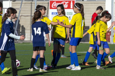 Cuartos de final del XL Torneo Interescolar en la modalidad femenina./