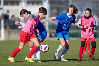 Cuartos de final del XL Torneo Interescolar en la modalidad femenina./