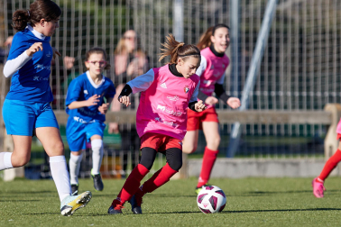 Cuartos de final del XL Torneo Interescolar en la modalidad femenina./
