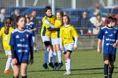 Cuartos de final del XL Torneo Interescolar en la modalidad femenina./