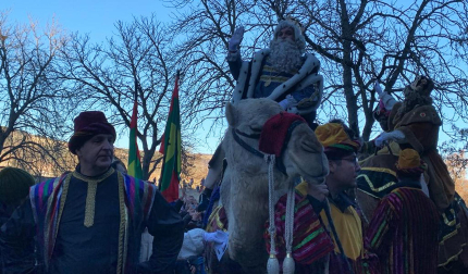 Fotos de la llegada de los Reyes Magos a Pamplona.