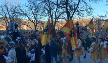 Fotos de la llegada de los Reyes Magos a Pamplona.