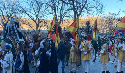 Fotos de la llegada de los Reyes Magos a Pamplona.
