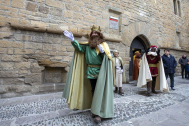 Fotos del Misterio de los Reyes Magos en Sangüesa.
