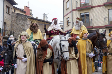 Fotos del Misterio de los Reyes Magos en Sangüesa.