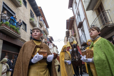 Fotos del Misterio de los Reyes Magos en Sangüesa.