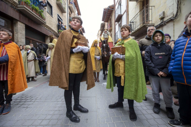 Fotos del Misterio de los Reyes Magos en Sangüesa.