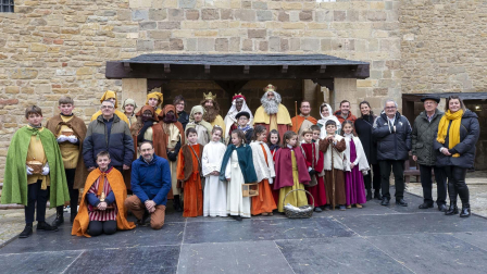 Fotos del Misterio de los Reyes Magos en Sangüesa.