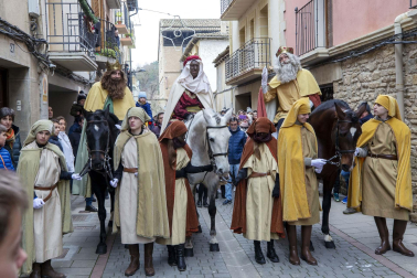 Fotos del Misterio de los Reyes Magos en Sangüesa.