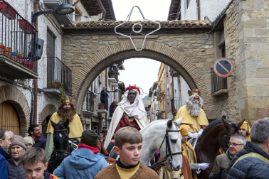 Fotos del Misterio de los Reyes Magos en Sangüesa.