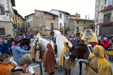 Fotos del Misterio de los Reyes Magos en Sangüesa.