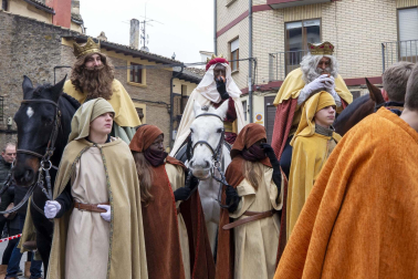 Fotos del Misterio de los Reyes Magos en Sangüesa.
