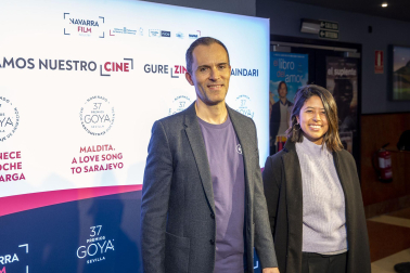 'Photocall' para los filmes navarros nominados a los Goya