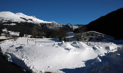 Imágenes de los alumnos navarros en la Semana Blanca