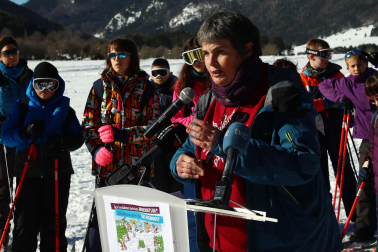 Imágenes de los alumnos navarros en la Semana Blanca