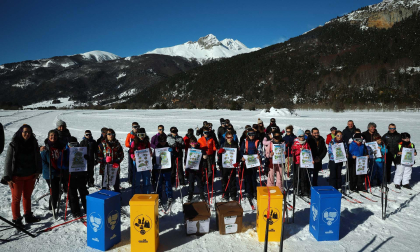 Imágenes de los alumnos navarros en la Semana Blanca