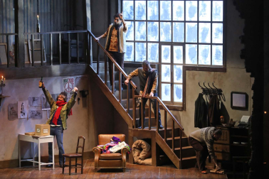 Fotos del ensayo general de 'La Bohème'.