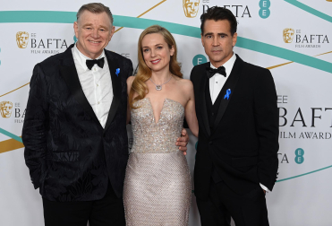 Alfombra roja y galardonados en los Premios Bafta al cine.