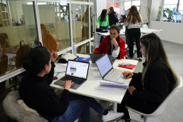 Imágenes de los nuevos espacios de trabajo en la UPNA