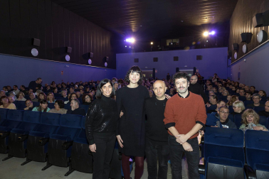 Imágenes de la presentación de la película As Bestas, en la 29 edición de la Muestra de Cine de Tudela.