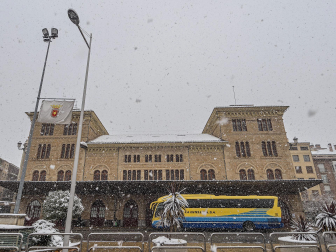 Fotos de la nevada de este lunes en Tierra Estella.