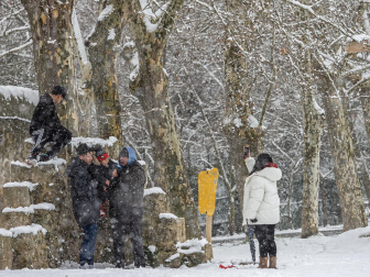 Fotos de la nevada de este lunes en Tierra Estella.