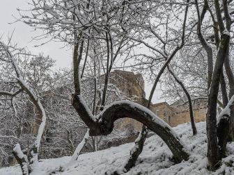 Fotos de la nevada de este lunes en Tierra Estella.