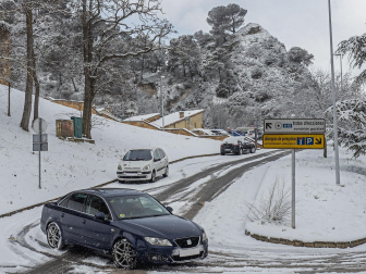 Fotos de la nevada de este lunes en Tierra Estella.